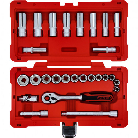 3/8" SET NAZADNICA, 27 DJELA 951.0627 KS TOOLS