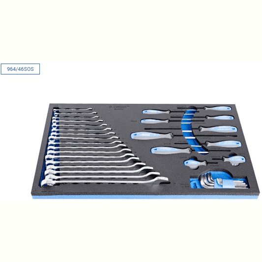 GARNITURA ODVIJAČA I KLJUČEVA U SOS KUTIJI 623987 UNIOR 964/46SOS