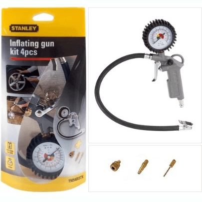 SET OD 4 DIJELA: PIŠTOLJ ZA MJEREĆE, 3X STANLEY NASTAVCI