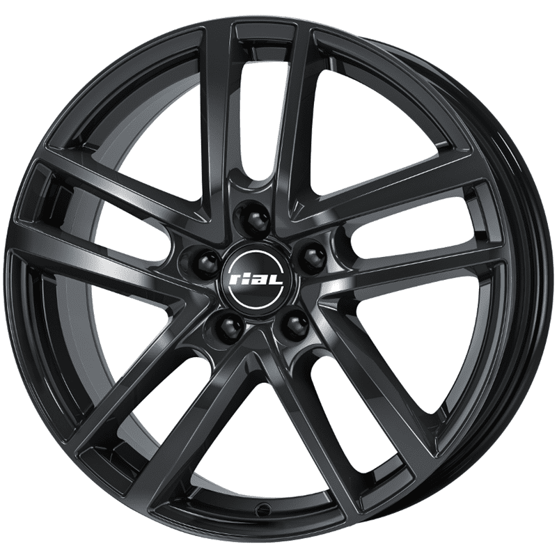FELGE A17 5X100 ET46 7,0X17 RIAL ASTORGA ČRNA 57,1 (AUDI, SEAT, ŠKODA, VW)