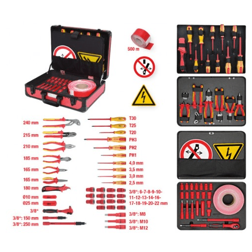 IZOLIRANI SET ALATA ZA HIBRIDNA I ELEKTRIČNA VOZILA, 43 DJELA 117.1890 KS TOOLS