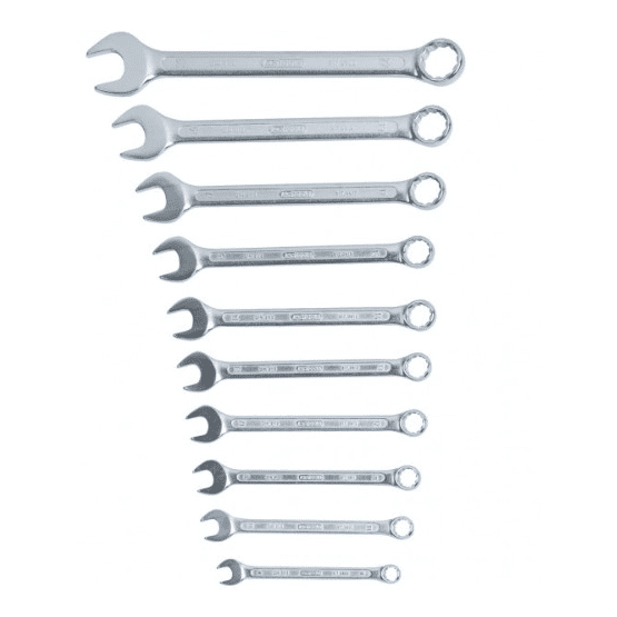 GARNITURA KLJUČEVA KLASIČNIH OTVORENIH, KRATKIH, 10-DIJELNIH, 8-22MM 517.0080 KS TOOLS