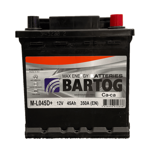 AKUMULATOR BARTOG M-L045D+ 45AH D+ 350A(EN) 175X175X190