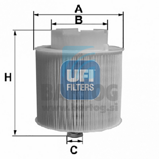 FILTER ZRAKA UFI 27.597.00