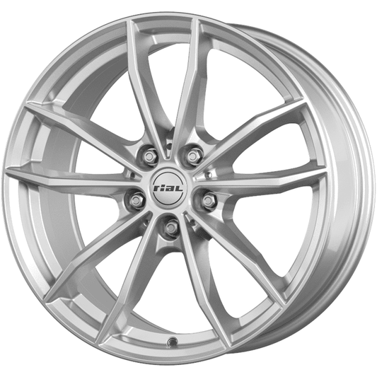 FELGE A16 5x112 ET52 7,0x16 RIAL X12 ECE srebrna 66,5 (BMW 1er (F40) 2019-, 2er Active/Gran Tourer (F45/F)