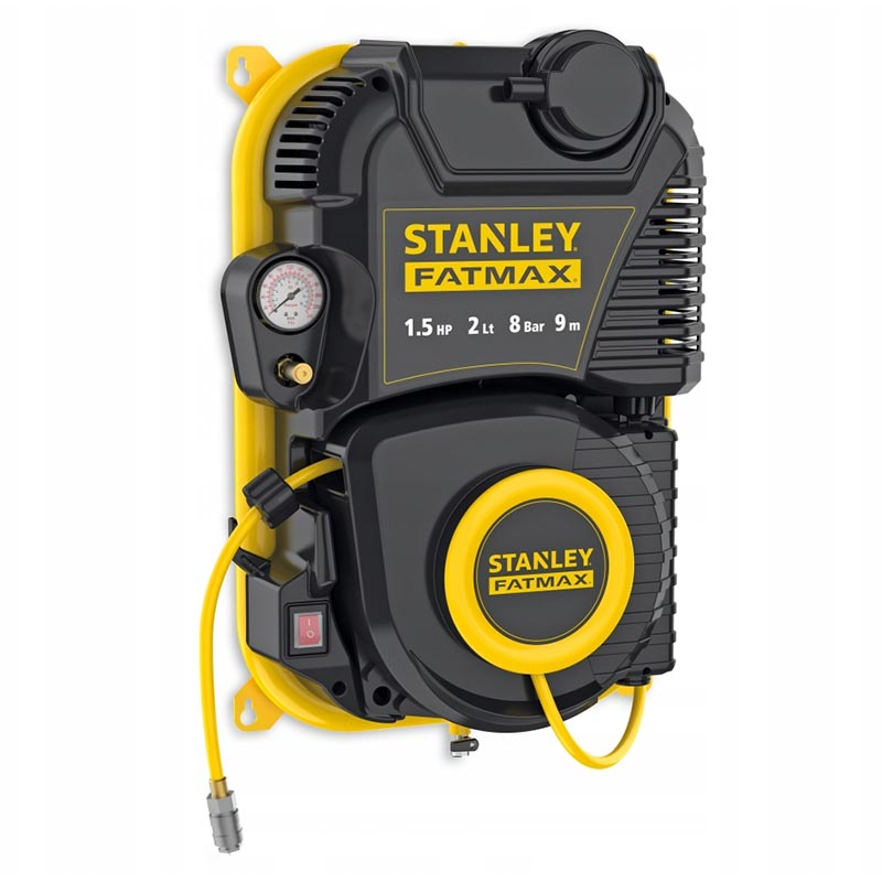 KOMPRESOR SA CIJEVNIM VALJKOM 9M FMXCMD152WE STANLEY FATMAX 8215410STF585 2 LITRE, 8 BARA, PROTOK 160 L