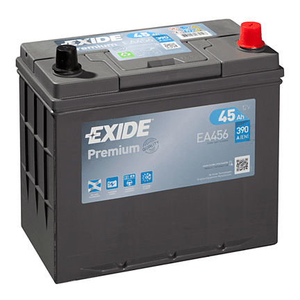 AKUMULATOR EXIDE PREMIUM EA456 45AH D+, 390A(EN) 237X127X237