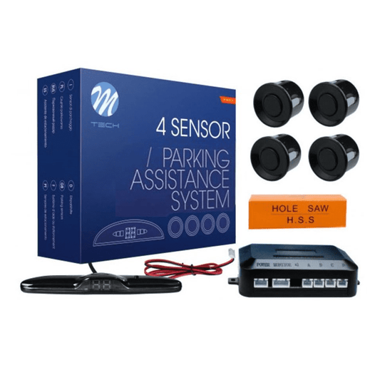 PARKING SENZORI 4 TOČKE SA DIGITALNIM ZASLONOM I ZVUČNIM SIGNALOM CP24B M-TECH