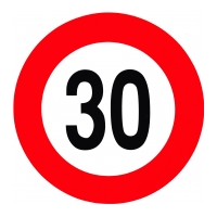 NALJEPNICA OGRANIČENJA BRZINE 30